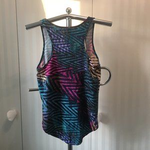 Papaya beautiful multi-color tank Size M